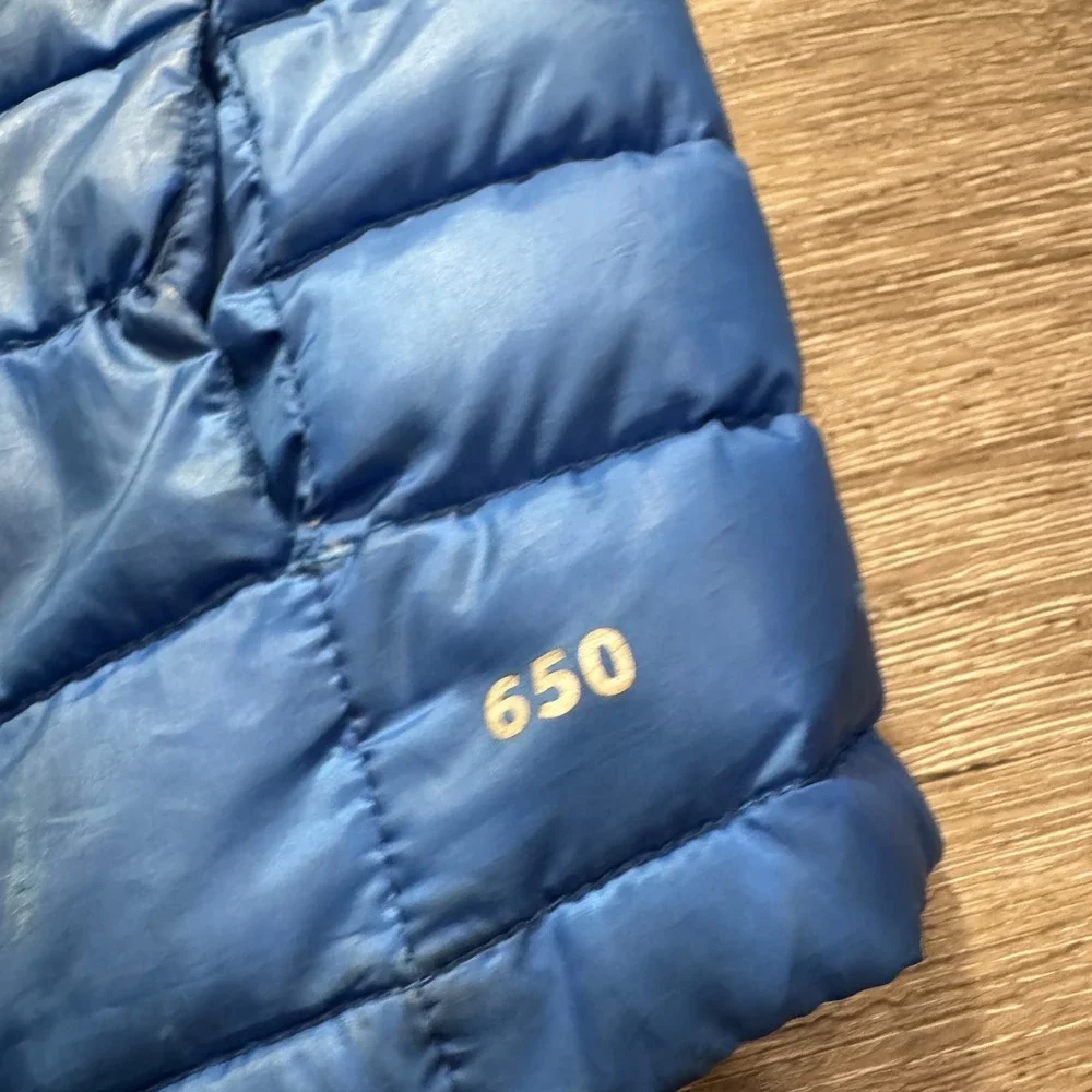 Eddie Bauer Vest Kids M 10/12 Blue Down‎ 650 Fill Puffer Winter Fall Gorpcore
